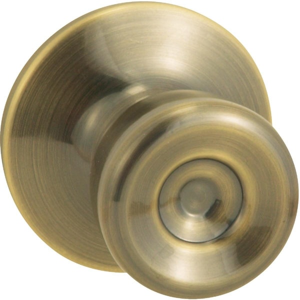Steel Pro Antique Brass Hall & Closet Door Knob TR830B - main